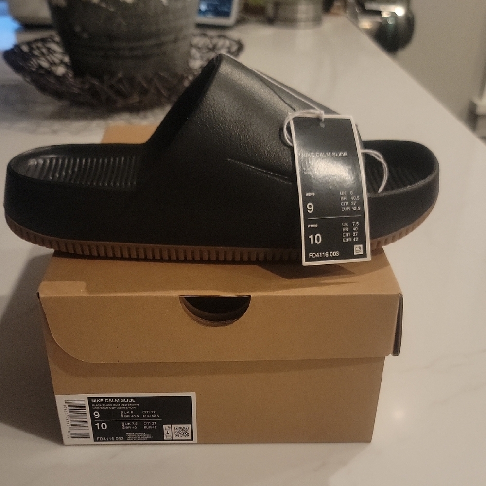 Nike Men's Black Slide Sandals
